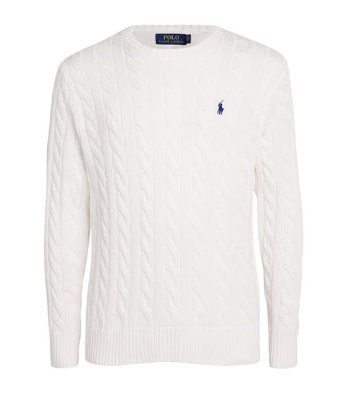 Cotton Cable-Knit Sweater