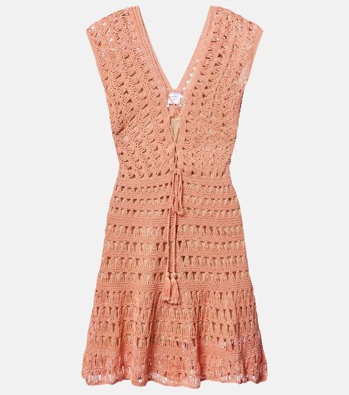 Jennifer crochet cotton minidress