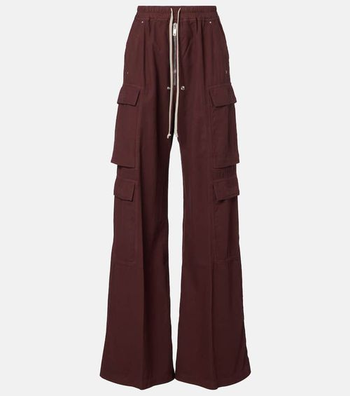 DRKSHDW Jumbo Bela cotton flannel cargo pants