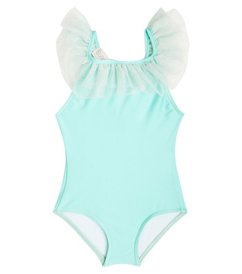 Suncracy Baby Barcelona tulle-trimmed swimsuit