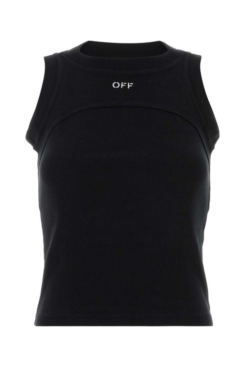 Stamp Tank Top — Black