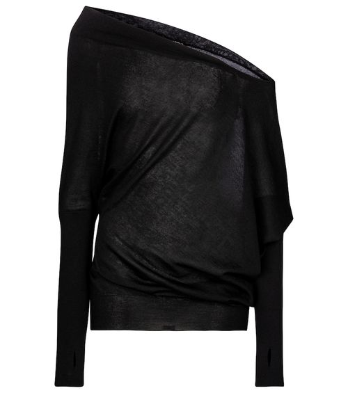 Cashmere and silk sweater