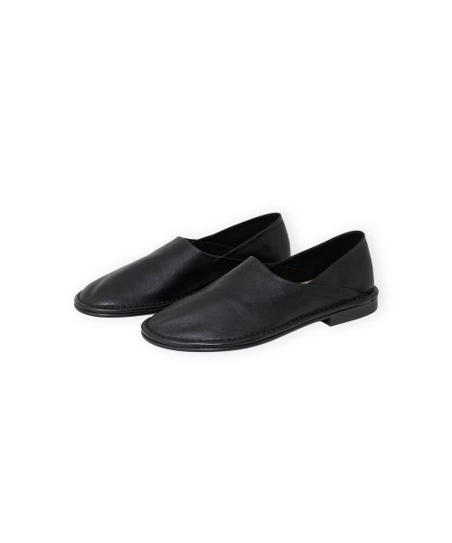 Leather Babouche Loafers