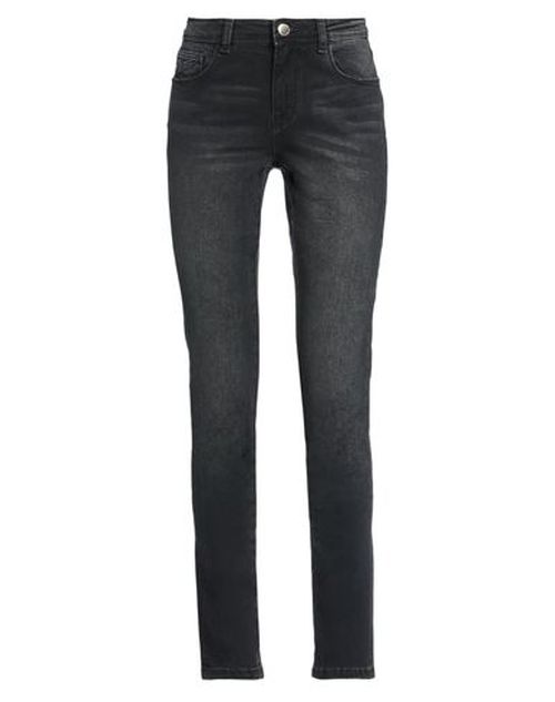 Woman Jeans Black Size 32 Cotton, Elastane