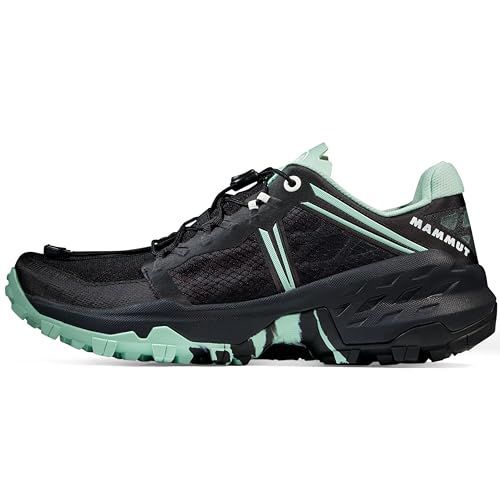 Mammut Women's Sertig TR Low Trail Running Shoe White-Dark Tangerine US