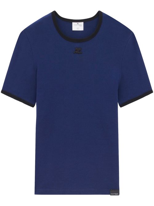 Short-sleeve cotton T-shirt - Blue