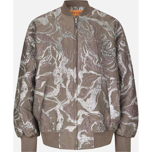 Stine Goya Volominous Jacquard Bomber Jacket - M