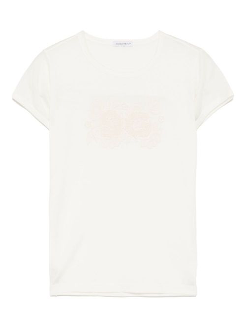 Logo patch short-sleeves T-shirt - White