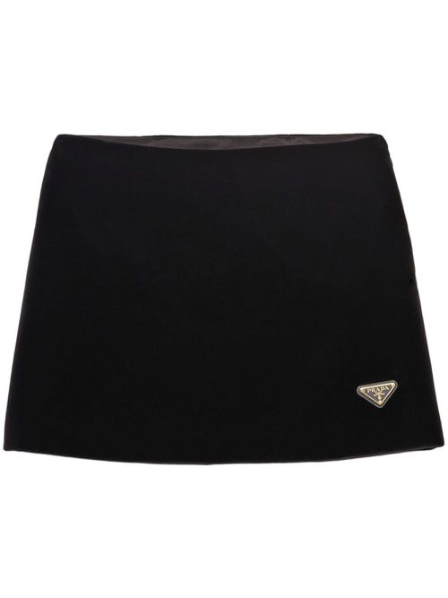 Velvet min iskirt - Black