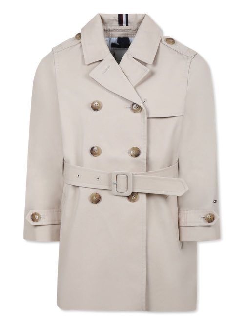 Cotton trench coat - Neutrals
