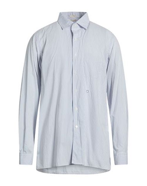 Man Shirt Slate blue Size L Cotton