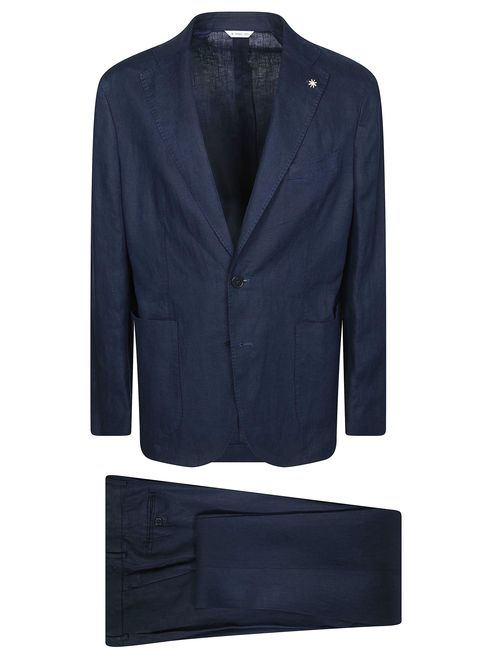 Linen Suit for Men - Single-Breasted