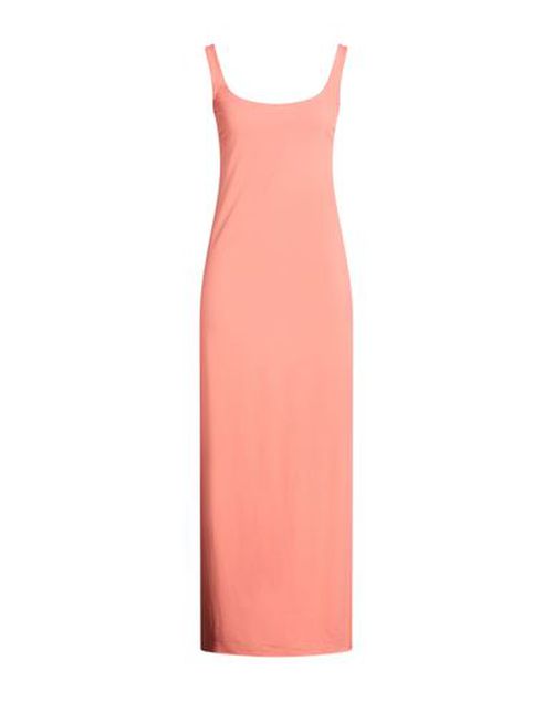 Woman Maxi dress Apricot Size M Polyamide, Elastane