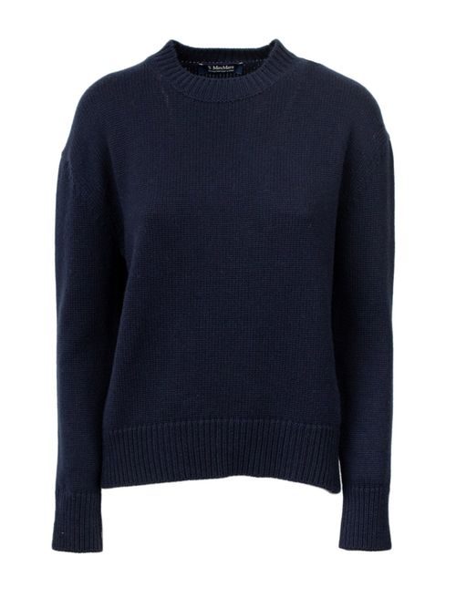 Dark Blue Irlanda wool sweater