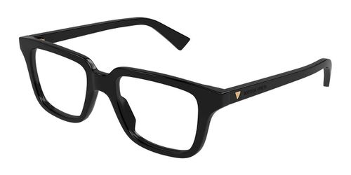 Bottega Veneta BV1365O 007 Men's Glasses Blue Size 53 - Free Lenses - HSA/FSA Insurance - Blue Light Block Available
