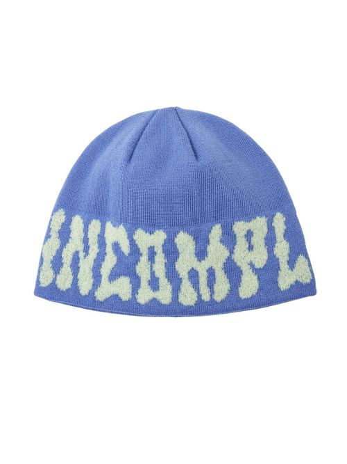 Pom Pom Logo Jacquard Beanie