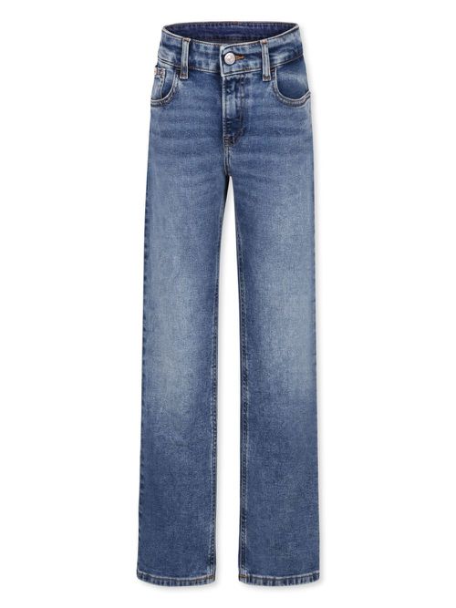 Mid-rise straight jeans - Blue