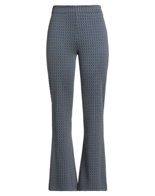 Crochè Woman Pants Blue Size M Polyester, Viscose, Elastane, Acrylic