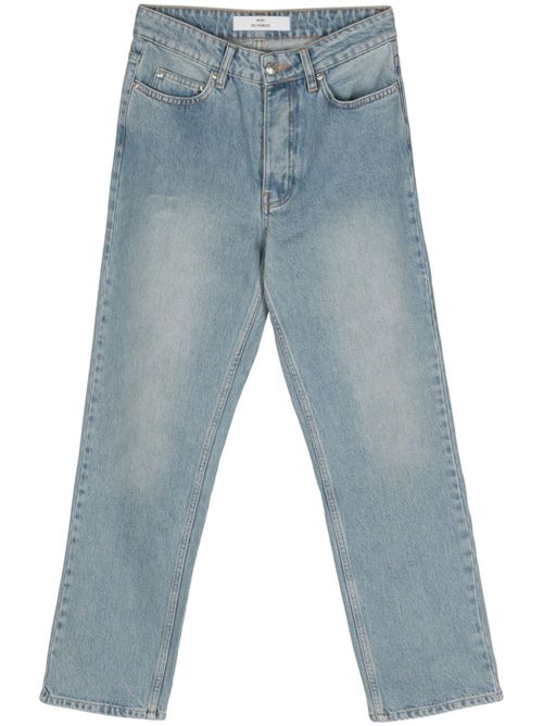 Pearl high-rise straight-leg jeans - Blue