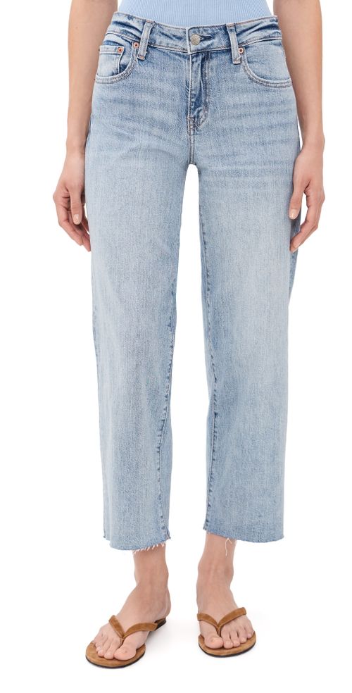 Low Rise Straight Crop Jeans OBVIOUSLY VINTAGE