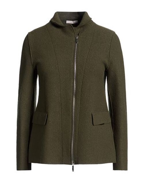 Woman Jacket Military green Size 10 Wool