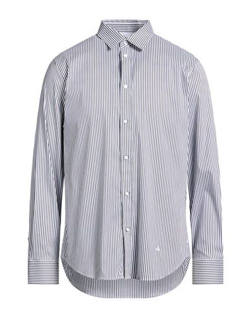 Man Shirt Navy Size L Cotton, Polyamide, Elastane