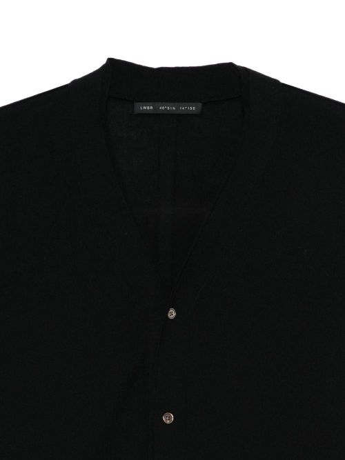 Wool Cardigan — Black