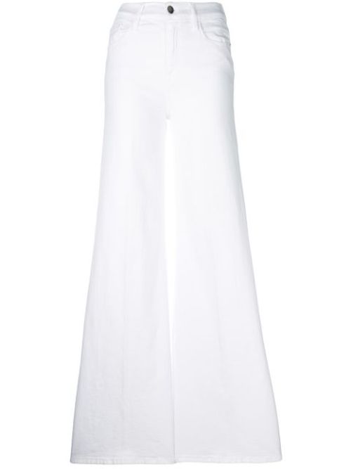 Frame - Palazzo Jeans White