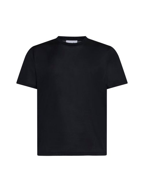 Lisle Cotton T-Shirt — Black