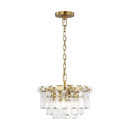 Arden 4-Light Chandelier in Burnished Brass by Chapman & Myer