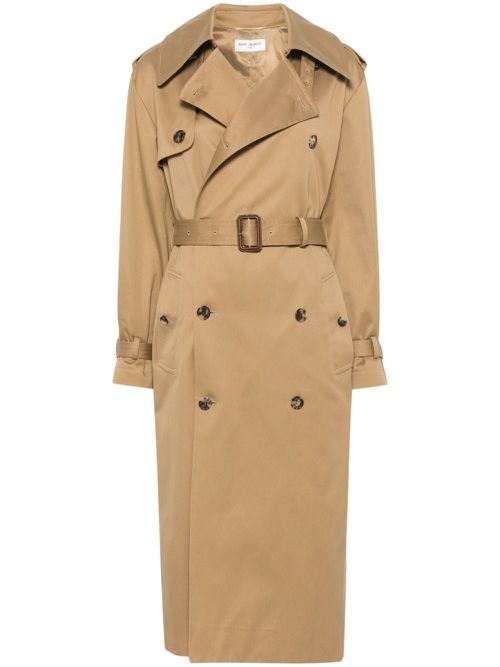 Cotton trench coat - Neutrals