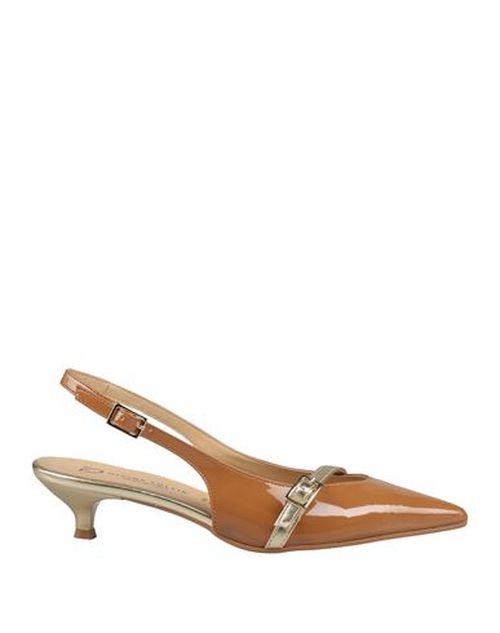 Woman Pumps Tan Size 10 Textile fibers