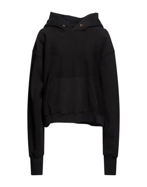 Woman Sweatshirt Black Size L Cotton