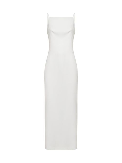 Crepe Cady Dress — White