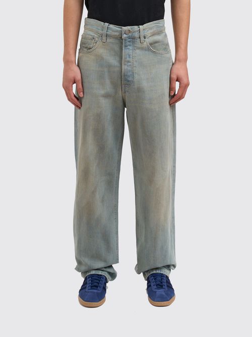 Jeans Men color Gnawed Blue