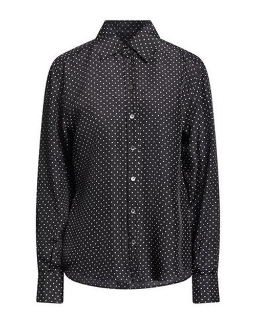 Woman Shirt Black Size 4 Silk