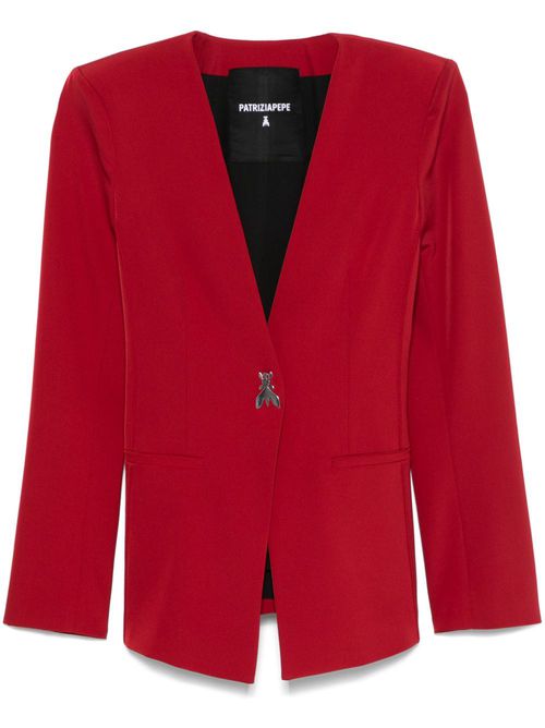 Fly-motif blazer - Red