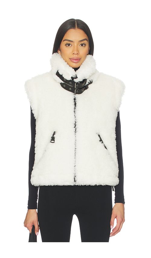 SAM. Sherpa Vest in White. M. Also in