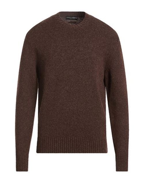 Man Sweater Brown Size 40 Virgin Wool, Polyamide