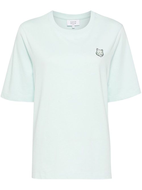 Bold fox head patch T-shirt - Green