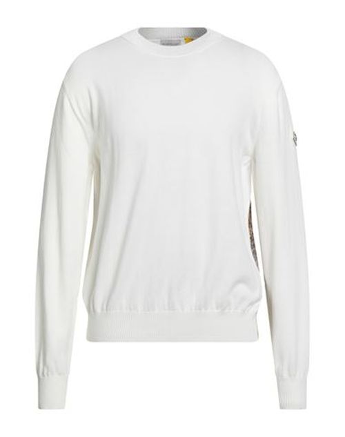 Man Sweater White Size S Cotton