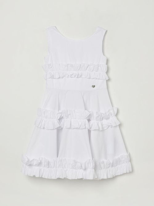 Dress MONNALISA Kids color White