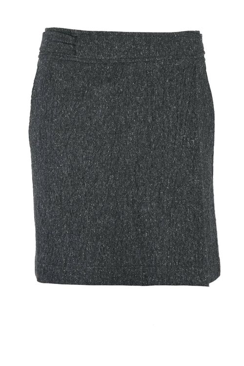 Mini Wrap Skirt - Grey