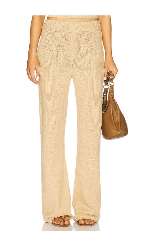 Aya Muse Soleil Pant in Butter - Beige. S also in