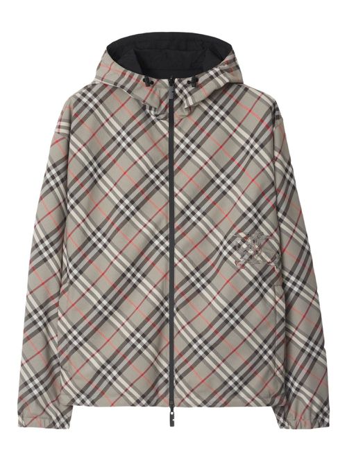 Burberry reversible checked jacket - Grey