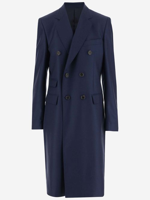 Double-breasted Wool Coat
