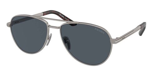 Prada PR A54S 7CQ09T Men's Sunglasses Gunmetal Size 60