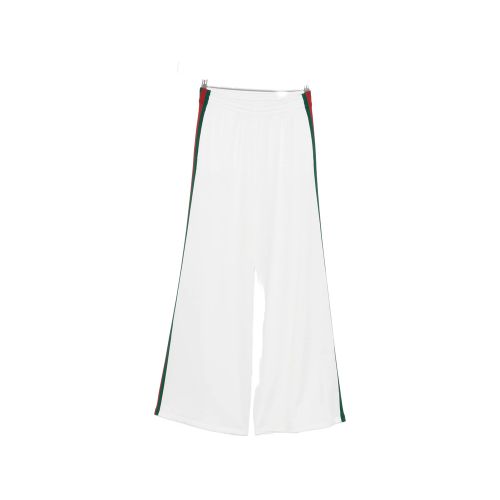 Web-stripe Wide-leg Track Pants