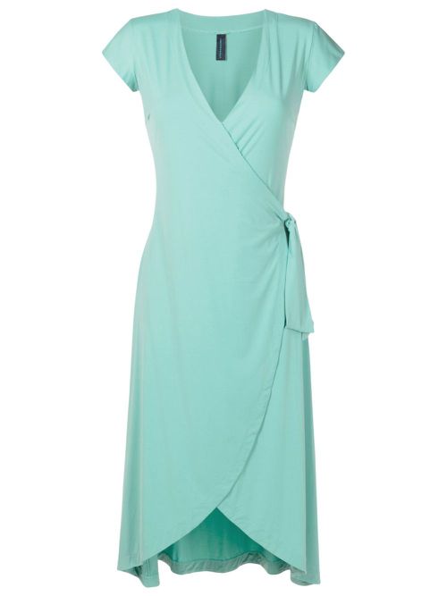 Falcao V-neck midi dress - Blue