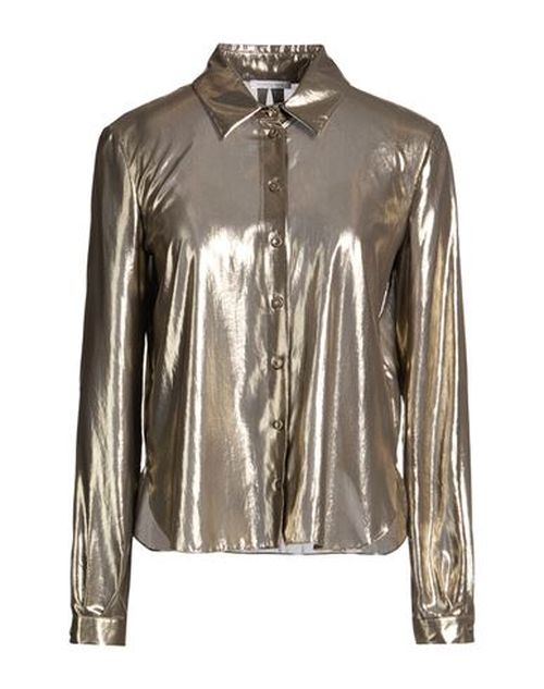 Woman Shirt Gold Size 4 Polyester